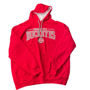 Ohio State Buckeyes Pullover Hoodie - Scarlet - Men's Large